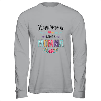 Happiness Is Being A Momma For The First Time Mothers Day T-Shirt & Hoodie | Teecentury.com