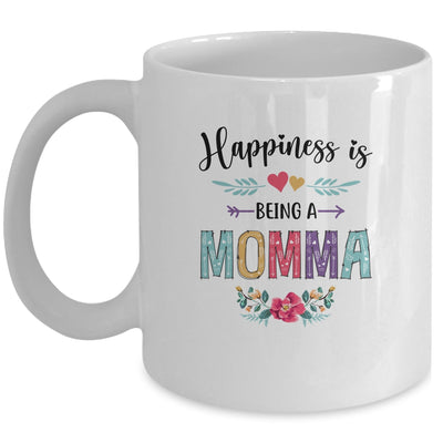 Happiness Is Being A Momma For The First Time Mothers Day Mug Coffee Mug | Teecentury.com