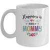 Happiness Is Being A Mommy For The First Time Mothers Day Mug Coffee Mug | Teecentury.com