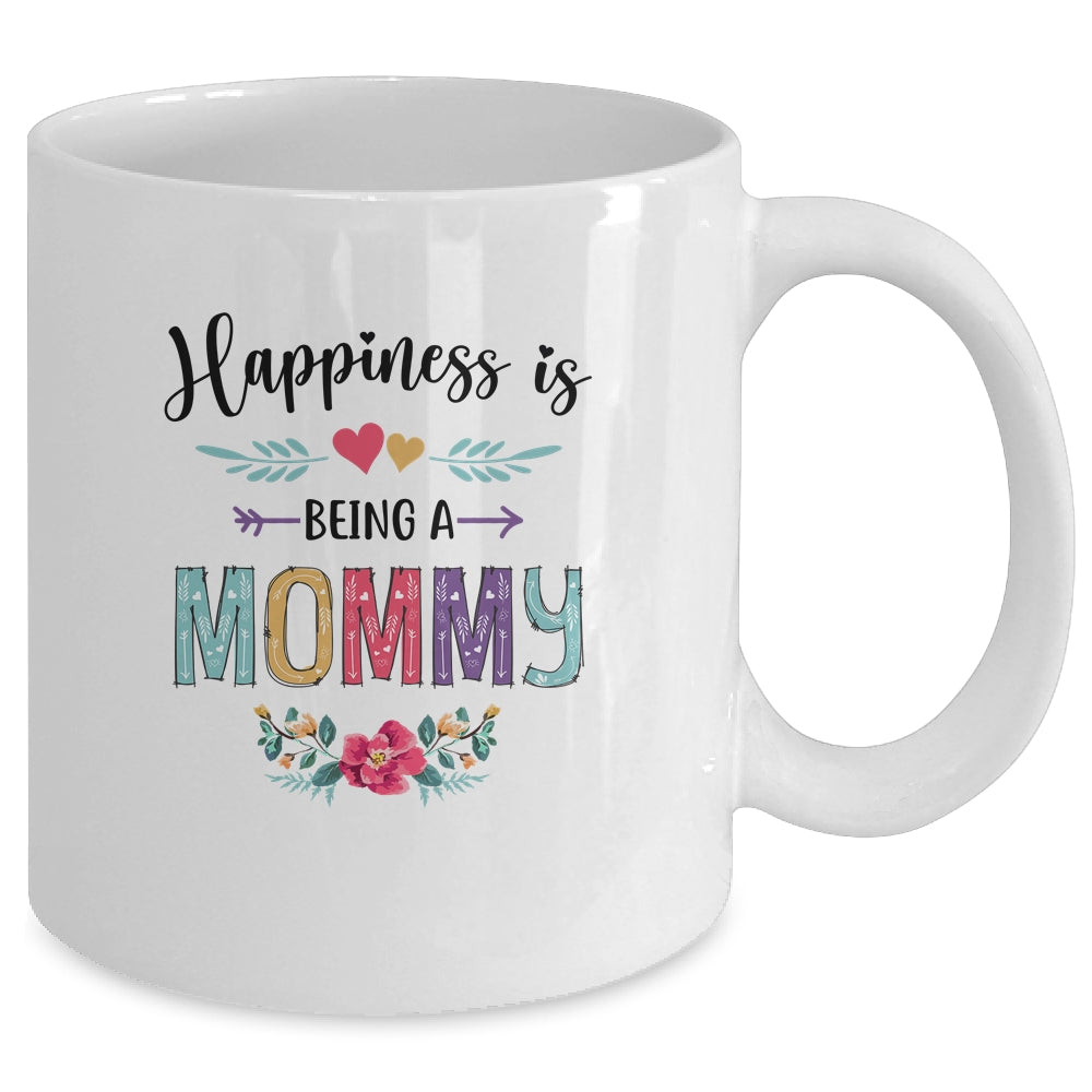 Happiness Is Being A Mommy For The First Time Mothers Day Mug Coffee Mug | Teecentury.com
