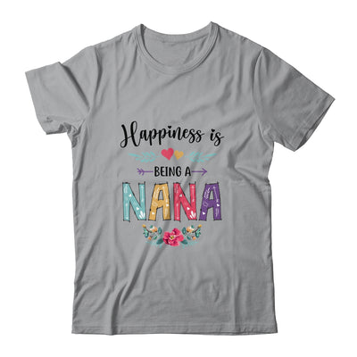 Happiness Is Being A Nana For The First Time Mothers Day T-Shirt & Hoodie | Teecentury.com