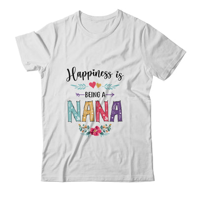 Happiness Is Being A Nana For The First Time Mothers Day T-Shirt & Hoodie | Teecentury.com