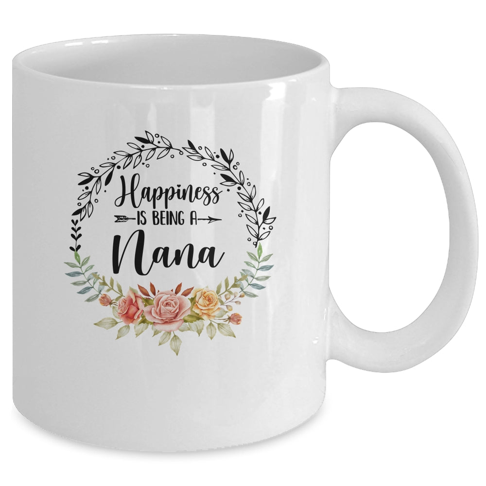 Happiness Is Being A Nana The First Time Mothers Day Mug Coffee Mug | Teecentury.com