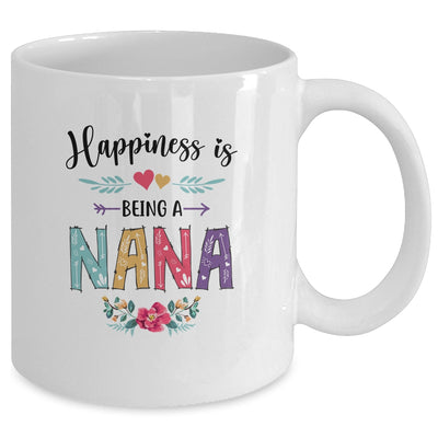 Happiness Is Being A Nana For The First Time Mothers Day Mug Coffee Mug | Teecentury.com