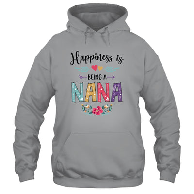 Happiness Is Being A Nana For The First Time Mothers Day T-Shirt & Hoodie | Teecentury.com