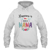 Happiness Is Being A Nana For The First Time Mothers Day T-Shirt & Hoodie | Teecentury.com