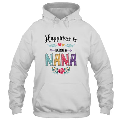 Happiness Is Being A Nana For The First Time Mothers Day T-Shirt & Hoodie | Teecentury.com