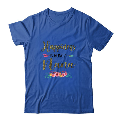 Happiness Is Being A Nana For Women Leopard Mothers Day T-Shirt & Tank Top | Teecentury.com