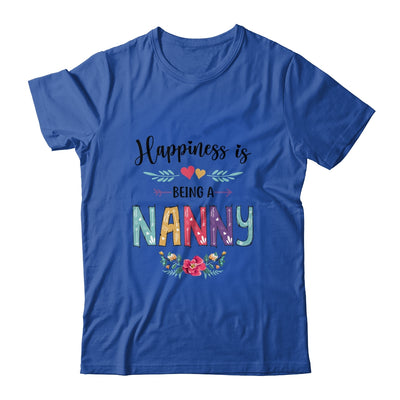 Happiness Is Being A Nanny For The First Time Mothers Day T-Shirt & Hoodie | Teecentury.com