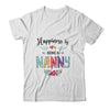 Happiness Is Being A Nanny For The First Time Mothers Day T-Shirt & Hoodie | Teecentury.com