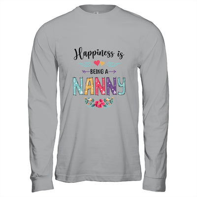 Happiness Is Being A Nanny For The First Time Mothers Day T-Shirt & Hoodie | Teecentury.com