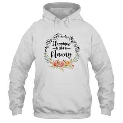 Happiness Is Being A Nanny The First Time Mothers Day T-Shirt & Hoodie | Teecentury.com