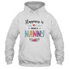 Happiness Is Being A Nanny For The First Time Mothers Day T-Shirt & Hoodie | Teecentury.com