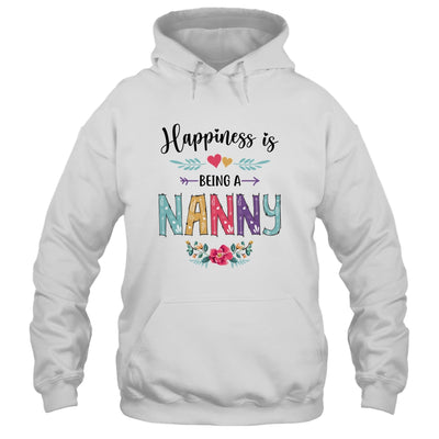 Happiness Is Being A Nanny For The First Time Mothers Day T-Shirt & Hoodie | Teecentury.com