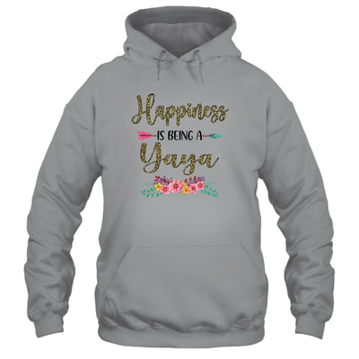 Happiness Is Being A Yaya For Women Leopard Mothers Day T-Shirt & Tank Top | Teecentury.com