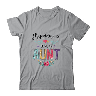 Happiness Is Being An Aunt For The First Time Mothers Day T-Shirt & Hoodie | Teecentury.com