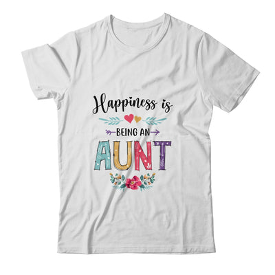 Happiness Is Being An Aunt For The First Time Mothers Day T-Shirt & Hoodie | Teecentury.com