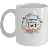Happiness Is Being An Aunt The First Time Mothers Day Mug Coffee Mug | Teecentury.com