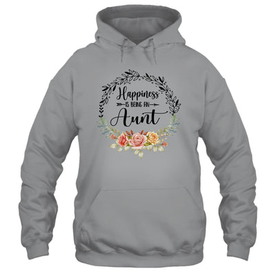 Happiness Is Being An Aunt The First Time Mothers Day T-Shirt & Hoodie | Teecentury.com