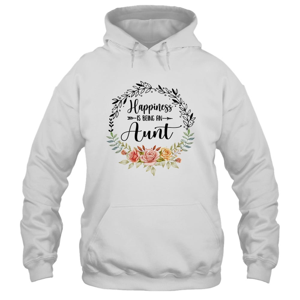 Happiness Is Being An Aunt The First Time Mothers Day T-Shirt & Hoodie | Teecentury.com