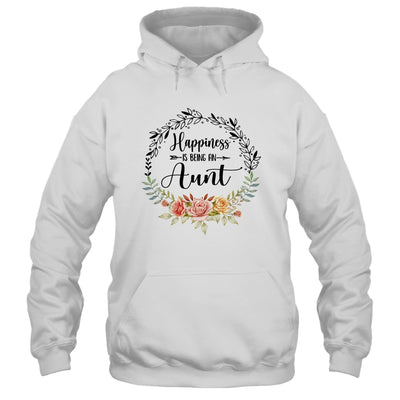 Happiness Is Being An Aunt The First Time Mothers Day T-Shirt & Hoodie | Teecentury.com