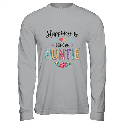 Happiness Is Being An Auntie For The First Time Mothers Day T-Shirt & Hoodie | Teecentury.com