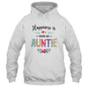 Happiness Is Being An Auntie For The First Time Mothers Day T-Shirt & Hoodie | Teecentury.com