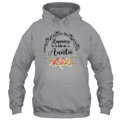 Happiness Is Being An Auntie The First Time Mothers Day T-Shirt & Hoodie | Teecentury.com