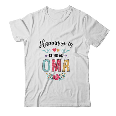 Happiness Is Being An Oma For The First Time Mothers Day T-Shirt & Hoodie | Teecentury.com