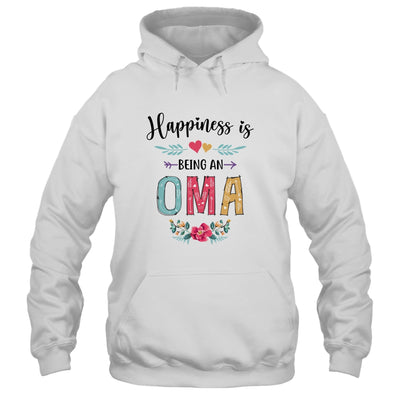 Happiness Is Being An Oma For The First Time Mothers Day T-Shirt & Hoodie | Teecentury.com