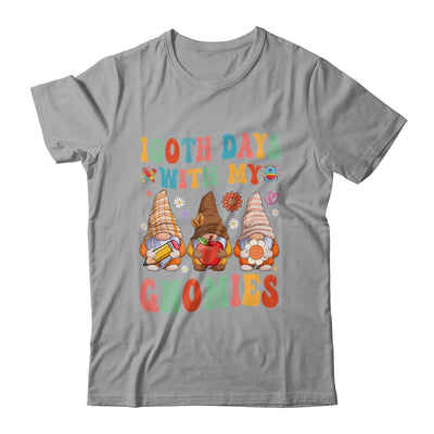 Happy 100Th Day Of School Gnome Teachers Students Groovy Shirt & Hoodie Shirt & Hoodie | teecentury