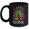 Happy 100th Day Of School Rainbow Teacher 100 Day of School Mug Coffee Mug | Teecentury.com