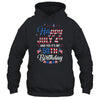 Happy 4 July And Yes It's My 50th Birthday Since July 1972 T-Shirt & Hoodie | Teecentury.com