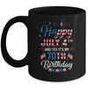 Happy 4 July And Yes It's My 70th Birthday Since July 1952 Mug Coffee Mug | Teecentury.com