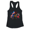 Happy 4th Of July American Flag Red White Horse And Blue T-Shirt & Tank Top | Teecentury.com