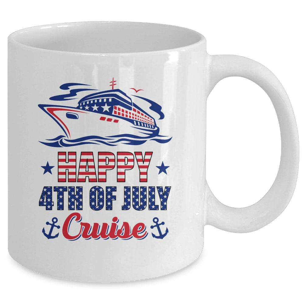 Happy 4th Of July Cruise Patriotic American Cruising Mug | teecentury
