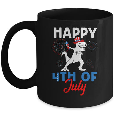 Happy 4th Of July T Rex Patriotic Funny Boys Kids Mug Coffee Mug | Teecentury.com