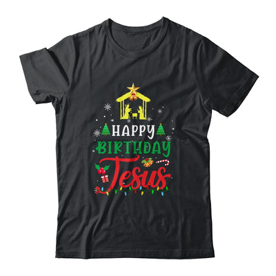 Happy Birthday Jesus Christmas Xmas Family Holiday T-Shirt & Sweatshirt | Teecentury.com