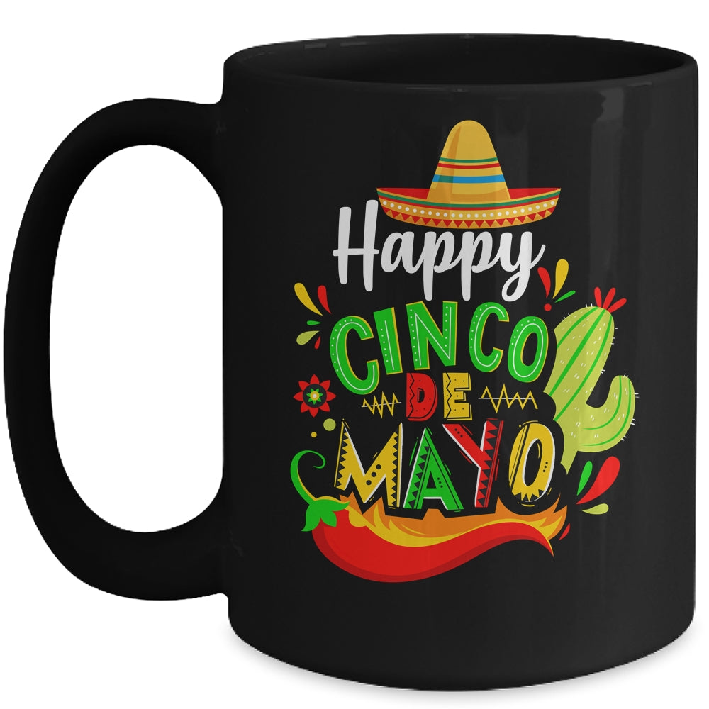 Happy Cinco De Mayo 5 De Mayo Mexico 5 De Mayo Party Mug | teecentury