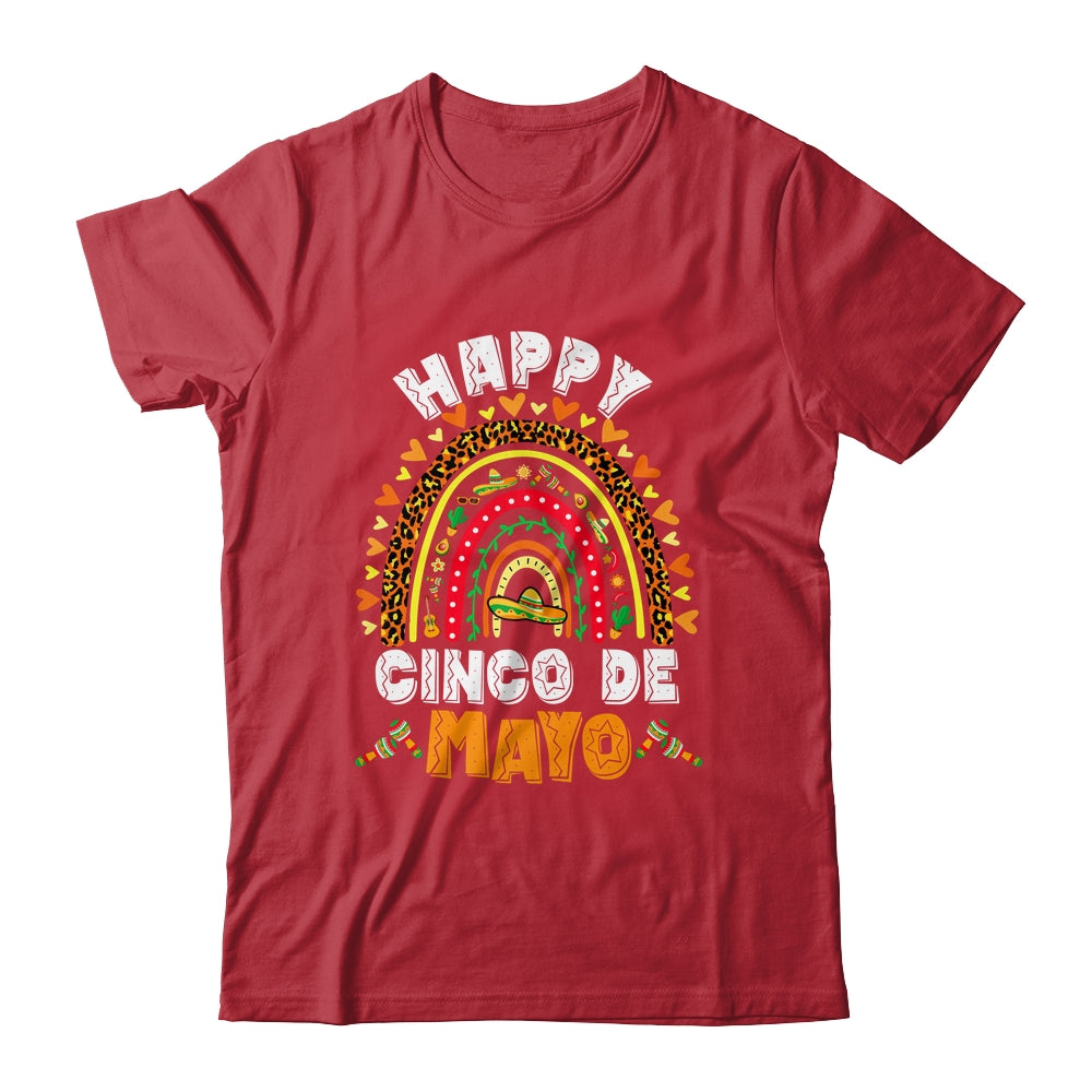 Happy Cinco De Mayo Rainbow Mexican Fiesta For Women Men Shirt & Hoodie | teecentury
