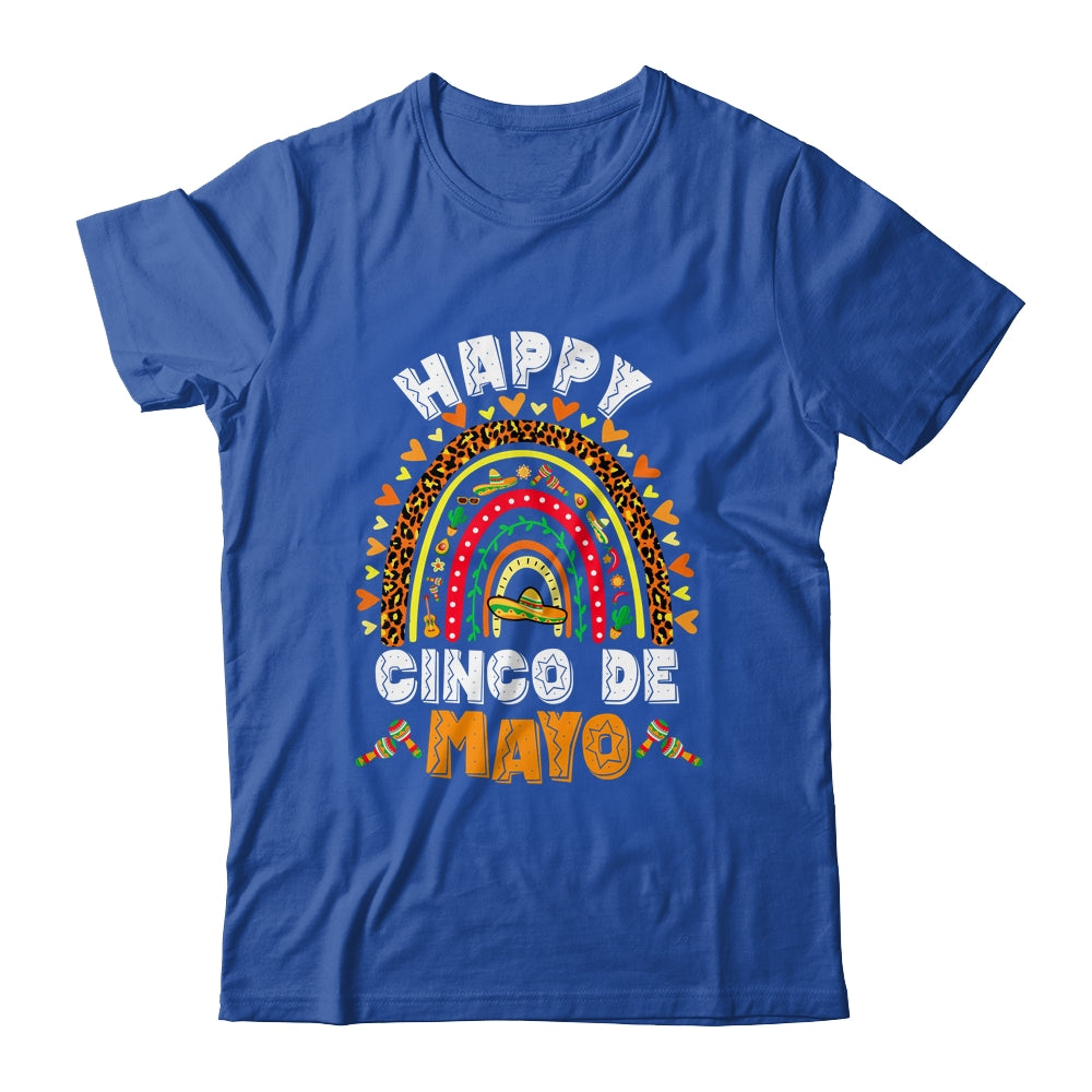 Happy Cinco De Mayo Rainbow Mexican Fiesta For Women Men Shirt & Hoodie | teecentury