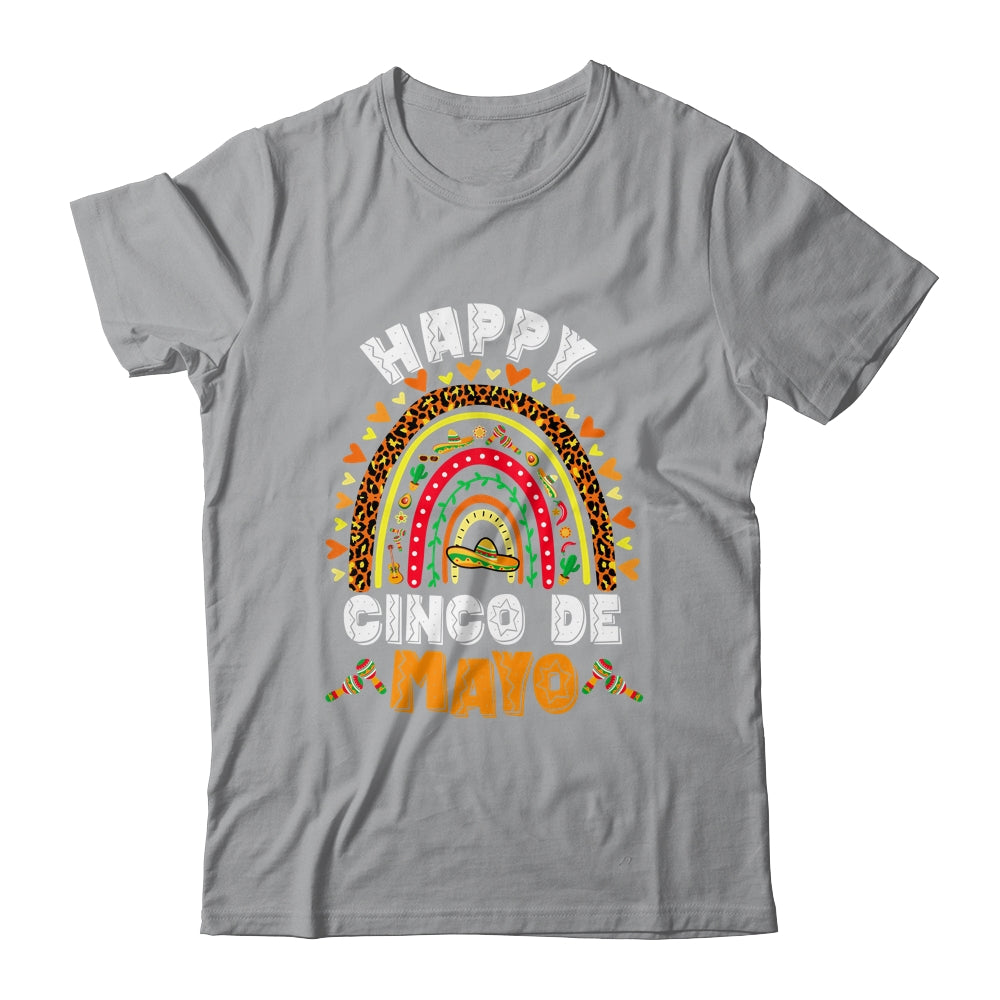 Happy Cinco De Mayo Rainbow Mexican Fiesta For Women Men Shirt & Hoodie | teecentury