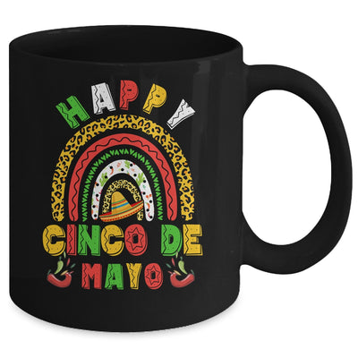 Happy Cinco De Mayo Rainbow Mexican Fiesta Mug | teecentury