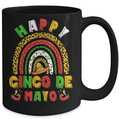 Happy Cinco De Mayo Rainbow Mexican Fiesta Mug | teecentury