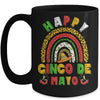 Happy Cinco De Mayo Rainbow Mexican Fiesta Mug | teecentury