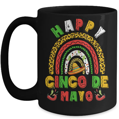 Happy Cinco De Mayo Rainbow Mexican Fiesta Mug | teecentury
