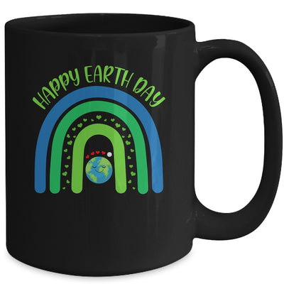 Happy Earth Day Cute Earth Rainbow Lover Mug Coffee Mug | Teecentury.com