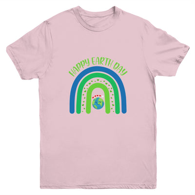 Happy Earth Day Cute Earth Rainbow Lover Youth Youth Shirt | Teecentury.com