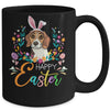 Happy Easter Bunny Beagle Lovers With Easter Eggs Mug Coffee Mug | Teecentury.com