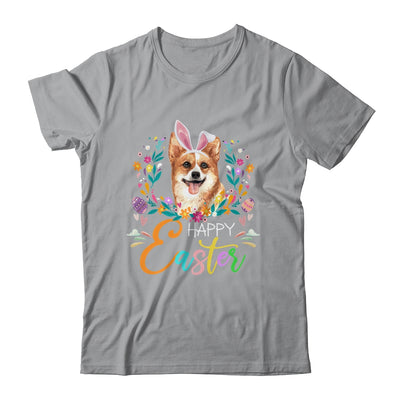 Happy Easter Bunny Corgi Lovers With Easter Eggs T-Shirt & Tank Top | Teecentury.com